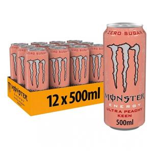 Monster Ultra Peachy Keen 12X500ML